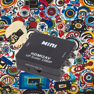 Convertidor SYONG de <span class=keywords><strong>RCA</strong></span> a HDMI 1080P, <span class=keywords><strong>Adaptador</strong></span> AV a HDMI de Plástico con Cable <span class=keywords><strong>Mini</strong></span> USB para TV - Product Image 3