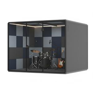 Cabina de Grabación Acústica Modular Portátil Personalizada Directo de Fábrica, Estudio de Grabación Vocal Insonorizado, Cabina de Batería Insonorizada - Product Image 1