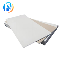 Plaque de plâtre ignifuge en Chine, cloison sèche en gypse avec surface en papier, matériaux de construction à usage intérieur courant