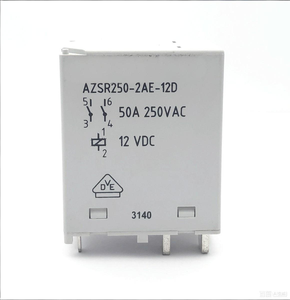 AZSR250-2AE-12D Electromagnetic <b>Relay</b> 50A 250VAC 12VDC DPDT 6P Screw Terminal High Power Industrial <b>Relay</b> - Product Image 1