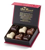 Leere, individuell gestaltbare, luxuriöse, magnetische Schokoladenpralinenbox mit Kunststoffeinsatz – Geschenkverpackung für Pralinen