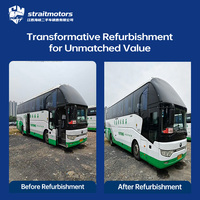 Autobuses Usados en Venta en China, Yutong ZK6122HQ9 2016, Volante a la Izquierda, 53 Asientos, Motor Yuchai, Reacondicionado, Listo para Viajes Interurbanos Estables