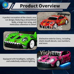 Coche <span class=keywords><strong>de</strong></span> Carreras RC 4WD a Escala 1:24 con Giroscopio, <span class=keywords><strong>Control</strong></span> Remoto Totalmente Proporcional, Luces LED, Alta Velocidad, Vehículo RC <span class=keywords><strong>de</strong></span> Alta Gama - Product Image 2