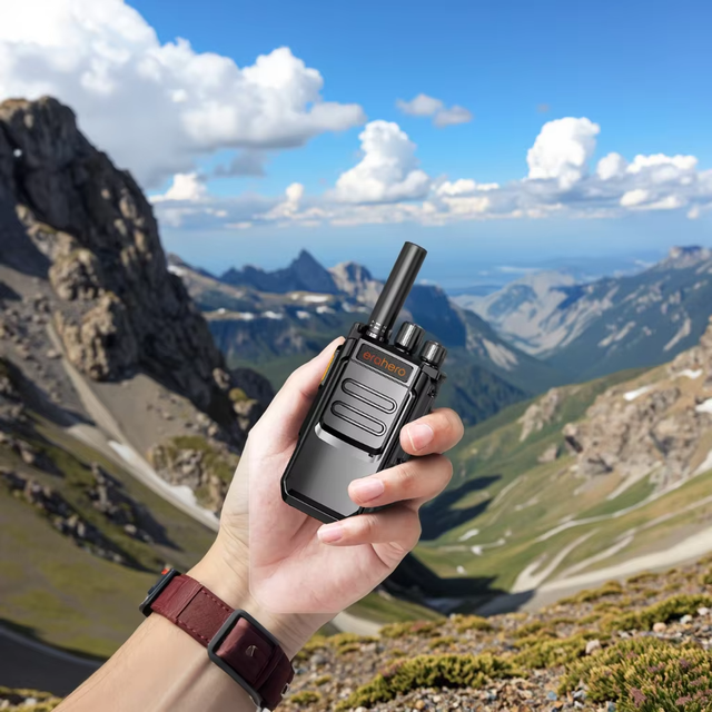High-Power Mini Digital Handheld Radio Outdoor Safe Walkie-Talkie with Strong Penetrating Construction