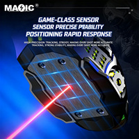 Souris de jeu filaire USB G2 en gros, 6 boutons, avec éclairage pour PC