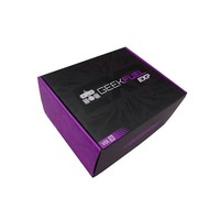 Caja de Cartón Corrugado Negro con Estampado en Caliente Dorado y Plateado para Comercio Electrónico, Embalaje de Libros, Paquetes, Cartón K=K de 5 Capas