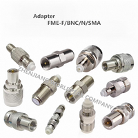 Vente en gros de connecteurs coaxiaux RF BNC-FME adaptateur JJ/KK/JK/KJ adaptateur BNC femelle vers prise FME adaptateurs d'antenne haute fréquence femelles