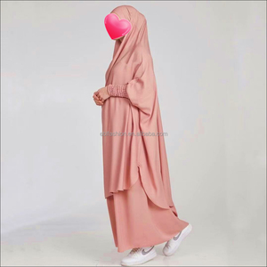 Yibaoli Fabricant de <span class=keywords><strong>vêtements</strong></span> musulmans bien faits Nida <span class=keywords><strong>Hijab</strong></span> Khimar Abaya 2 pièces Jilbab <span class=keywords><strong>vêtements</strong></span> de prière pour femmes - Product Image 3