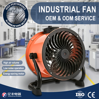 Ventilateur d'extraction industriel sur pied à grande vitesse, 5 pales, 220V, sur mesure, pour refroidissement et ventilation des sous-sols