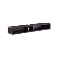 Meuble TV mural simple en bois, console de divertissement suspendue, support TV flottant