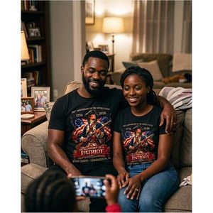 Camiseta Descendant Of A Patriot para hombre, diseño personalizado de antepasados ​​de la guerra revolucionaria americana, manga corta, 100% algodón - Product Image 5