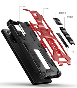 Custodia Protettiva Ibrida con Supporto Magnetico e Cavalletto per <span class=keywords><strong>Samsung</strong></span> S26 S25 S24 S23 S22 S21 <span class=keywords><strong>S20</strong></span> Note10 20 Ultra <span class=keywords><strong>FE</strong></span>, in <span class=keywords><strong>Silicone</strong></span> Antiurto - Product Image 4