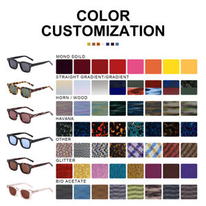 Солнцезащитные очки из высококачественного ацетата с поляризацией, новейшая дизайнерская модель в стиле ретро, винтажные люксовые очки - Product Image 5