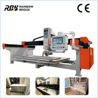 Máquina CNC para Piedra HQ-3220H, 4 Ejes, Control PLC y Mesa Inclinable 85° ° Perfecta para Talleres de Piedra en América Latina