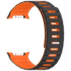 Bracelet de montre magnétique en silicone bicolore Upro pour Samsung Galaxy Watch 9/8, bracelet de remplacement sport réglable - Product Image 4