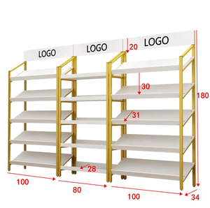 Bán Sỉ Tùy Chỉnh Kim Loại Hiển Thị Đứng Cửa Hàng Kệ Hiển Thị Túi Giày Túi Xách Hiển Thị Giá Kệ - Product Image 3