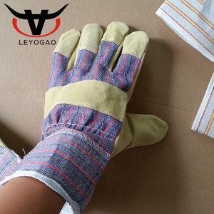Available Split <strong>Pigskin</strong> <strong>Gloves</strong> <strong>Leather</strong> Inspection Electrician Work Welding <strong>Gloves</strong> for Work