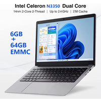 2025 In Voorraad Gloednieuwe Notebook 14 Inch N3350 64Gb Emmc Goedkope Mini Laptop Computer Voor Kinderen Ordinateur Draagbare