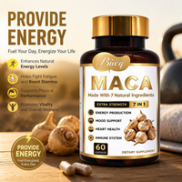Complément de racine de maca 7-en-1 de haute qualité pour l'énergie, la performance et le soutien de l'humeur – Capsules Maca Plus