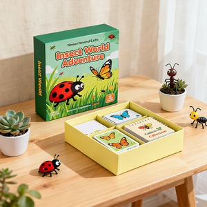 Cartes mémoire en papier imprimées sur mesure, cartes cognitives, <span class=keywords><strong>jeu</strong></span> éducatif <span class=keywords><strong>de</strong></span> mémoire pour enfants - Couleur personnalisée, apprentissage précoce, puzzle culturel - Product Image 3
