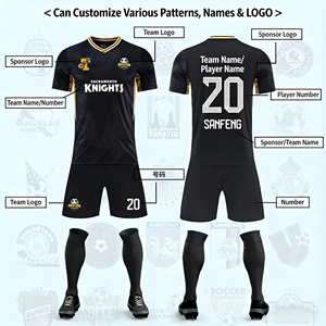 ชุดฝึกซ้อมฟุตบอลระบายอากาศได้ดีสำหรับผู้ชาย  ปรับแต่งได้พร้อมชื่อผู้เล่น - Product Image 6