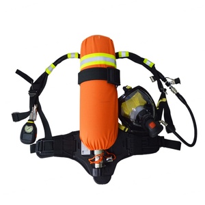 Appareil respiratoire autonome pour pompier, masque facial complet, respirateur à air comprimé avec manomètre et système de soutien dorsal - Product Image 5