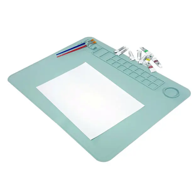 high quality cheap OEM crafting drawing mat with water cup for children students adult painting crafting