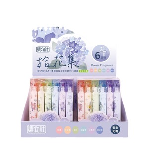 Collection Of Objects Flower Fragrance Highlighter <b>Set</b> 6 Scents Double-Ended Normal Size For <b>Writing</b> And Art - Product Image 5