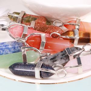 Оптовая продажа, подвеска из натурального хрусталя с шестиугольным стержнем, Целебный Камень, чакра, энергетика, рейки, принадлежности для изготовления ювелирных изделий - Product Image 4