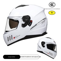 Casque de moto tout-terrain léger de septembre, construction durable en ABS, boucle à dégagement rapide, visière anti-buée, homologué DOT, OEM