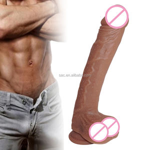SacKnoveYC014卸売大人のおもちゃノベルティ10インチオナニークリトリスフレキシブルビッグシリコン膣バルクディルド女性用 - Product Image 2