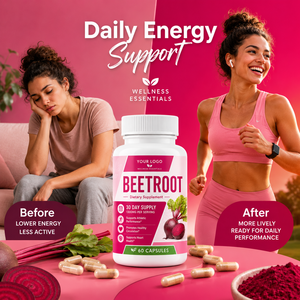 OEM ODM Natural Wellness Formula Clean Nutrition Sports Recovery Support Daily Vitality Vegan Beetroot Capsules <b>Supplement</b> - Product Image 5