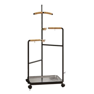 Attività di uccelli Indoor e fornitura di riposo triangolo persico per uccelli Premium stabile struttura antiscivolo Base sicura - Product Image 1