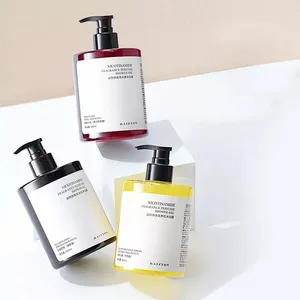 ROREC ODM OEM marque privée soins du corps blanchissant nettoyant organique bouteille gel douche