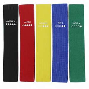 Juego de bandas de resistencia 5 bandas de ejercicio de látex con 5 niveles de resistencia bandas amigables con la piel para ejercicio en casa entrenamiento de fuerza Yoga - Product Image 2