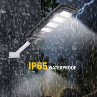 Lampe solaire LED tout-en-un 30W 60W 80W 100W 120W IP65 étanche avec détecteur de mouvement et batterie LiFePO4 pour jardins et routes