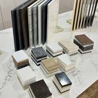 Échantillons Gratuits de Pierre Artificielle Koris, Plaque de Surface Solide en Acrylique