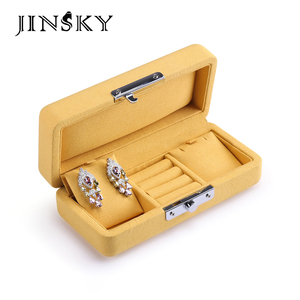 Velvet Lined Jewelry Storage <b>Box</b> with Snap Closure Custom Logo for Necklaces <b>Rings</b> Pendants Gift Packaging - Product Image 1