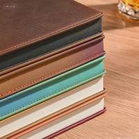 Carnets A5 en PU pour la vente en gros PQ – Reliure thermocollée promotionnelle pour le bureau, l'école, les cadeaux d'affaires