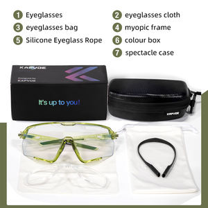 KAPVOE fotocromatico HD occhiali da ciclismo con lenti rivestite fotocromatiche TR90 sport occhiali da sole uomo donna bici occhiali - Product Image 5