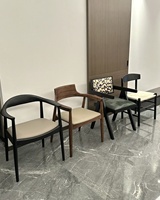 Chaises de salle à manger de style moderne du milieu du siècle, sièges en corde tressée à la main, chaises de cuisine et chaises de salon tressées avec accoudoirs
