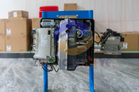 Brûleur à gaz modulant industriel RS 44/E MZ à deux étages 85-550 kW pour chaudière à vapeur, générateur d'huile thermique, générateur d'air chaud