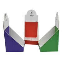 Boîte d'affichage colorée recyclable de haute qualité, emballage en carton personnalisé CMYK, pelliculage mat, gaufrage, cosmétique, vernis à ongles, huile