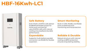 Système de stockage d'énergie solaire 16 kWh, batterie solaire 314 Ah pour la maison - Product Image 1