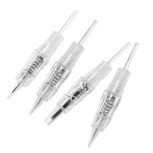 Aguja <span class=keywords><strong>de</strong></span> tatuaje Cartucho <span class=keywords><strong>de</strong></span> tornillo desechable Aguja Micropigmentación Maquillaje permanente Tatuaje Ceja Labios Pluma <span class=keywords><strong>Agujas</strong></span> - Product Image 2