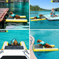 Robustes aufblasbares schwimmendes Haustier polster für den Pool, rutsch feste Wassers icherheits matte-Perfekt für Hunde und Katzen