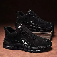 Chaussures décontractées pour hommes à semelle épaisse et doublure en maille absorbant les chocs, tendance et polyvalentes, chaussures de sport simples
