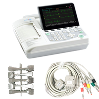 Appareil ECG vétérinaire portable 6 fils électrocardiogramme