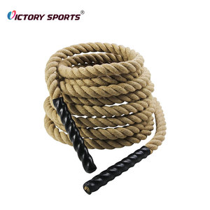 Cordes <span class=keywords><strong>de</strong></span> combat <span class=keywords><strong>de</strong></span> <span class=keywords><strong>musculation</strong></span> personnalisées avec logo, 38 mm, 50 mm, en sisal, avec crochet pour l'entraînement - Product Image 3