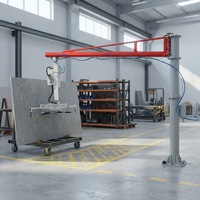 Robot manipulateur de levage de tôles par aspiration, grue pneumatique avec capacité de charge de 500 kg et commande manuelle